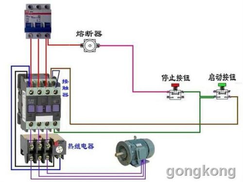 电动机保护器怎么接线视频